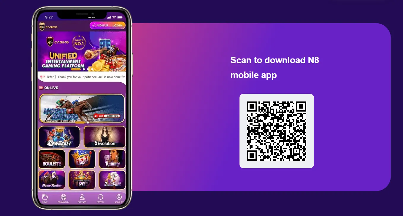 N8 Casino App Details